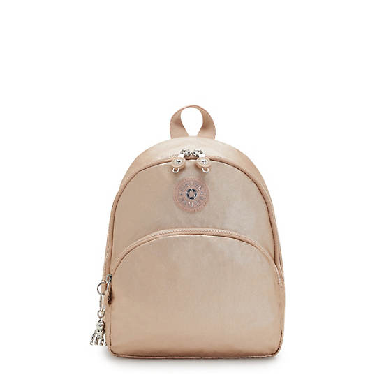 Kipling Paola Small Metallic Rygsække Guld | DK 1600PJ